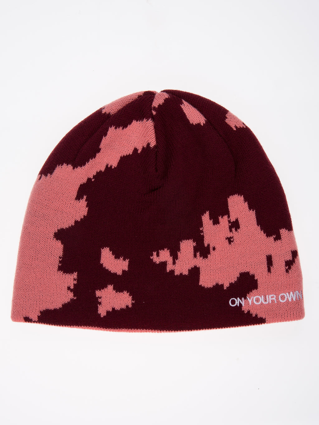PATTERN BEANIE – RED