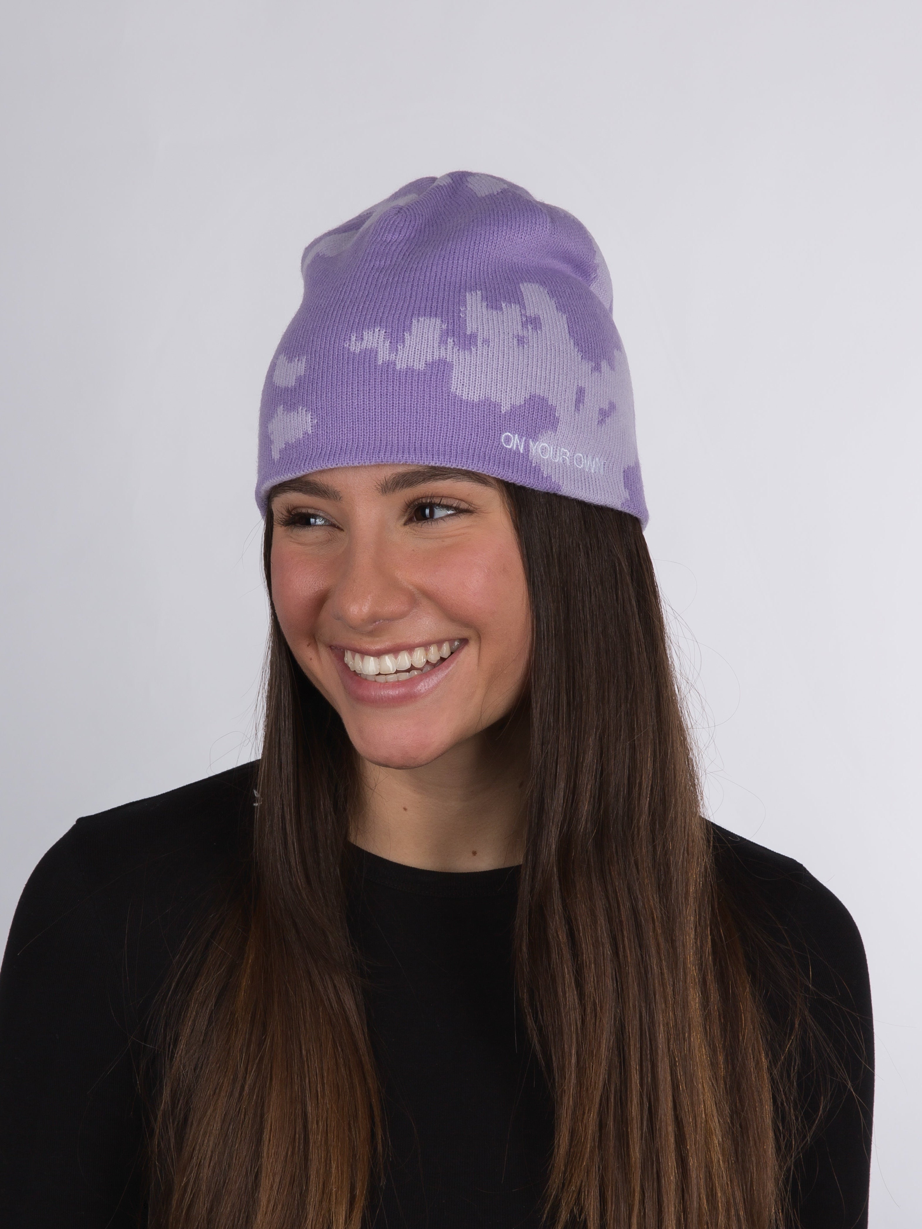 PATTERN BEANIE – LAVENDER