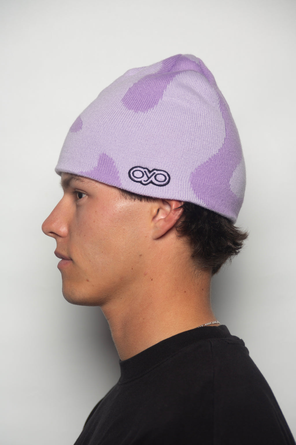 PATTERN BEANIE – LAVENDER