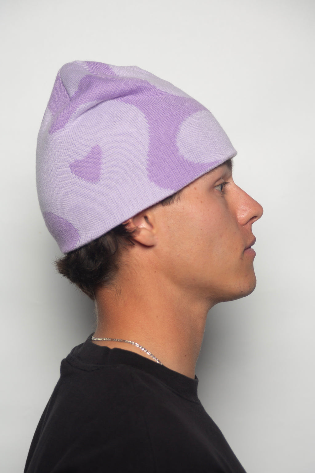 PATTERN BEANIE – LAVENDER