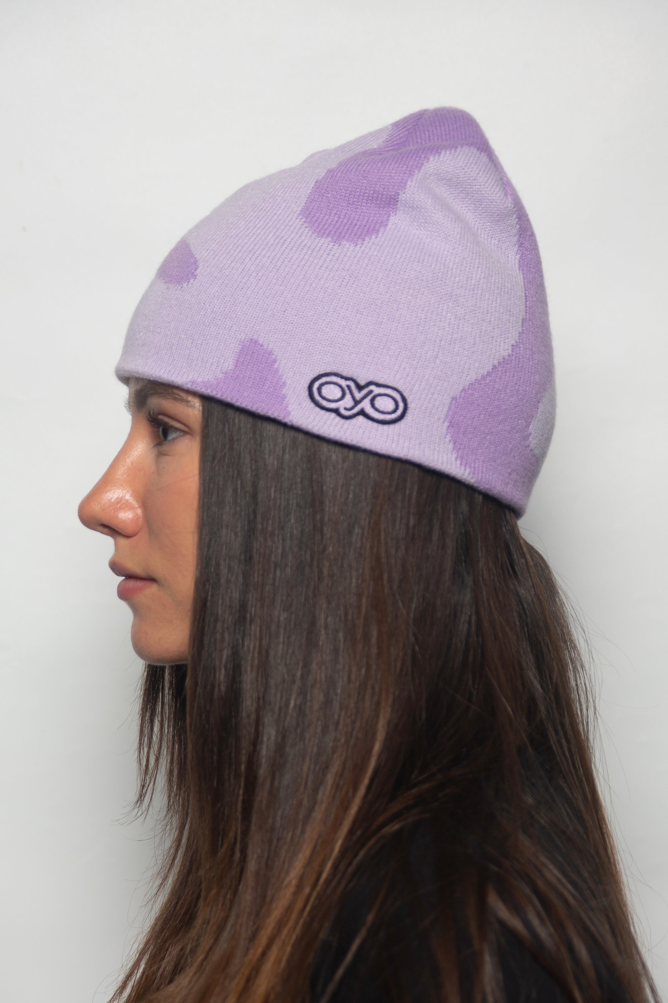 PATTERN BEANIE – LAVENDER