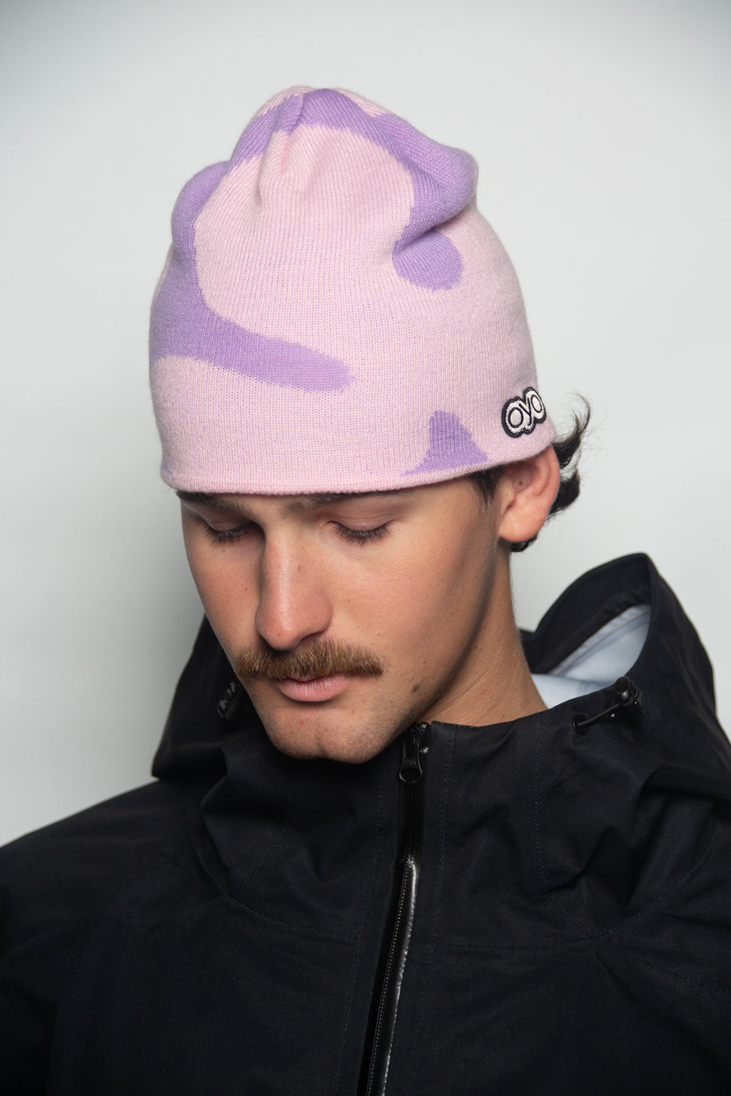 PATTERN BEANIE – PINK