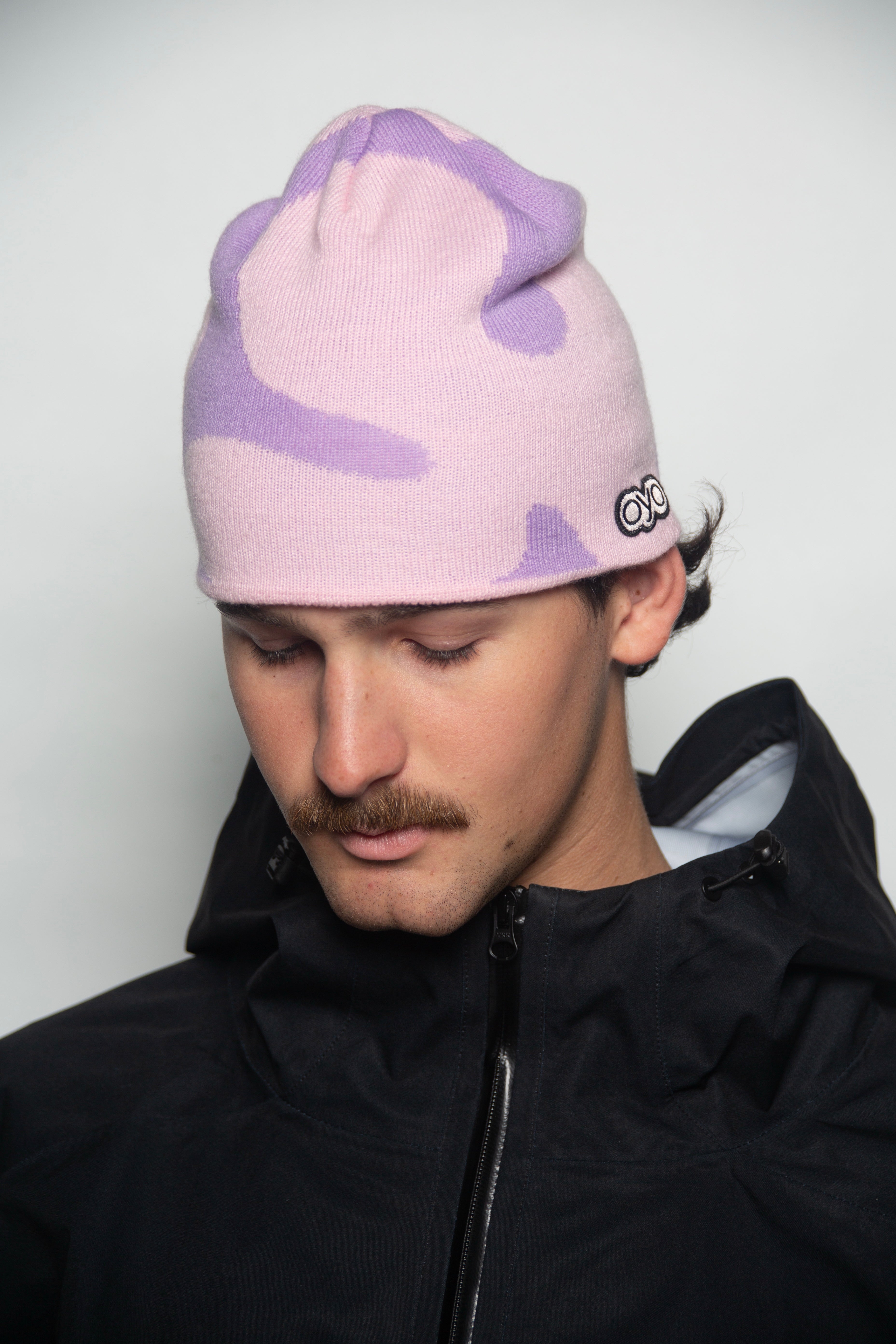 PATTERN BEANIE – PINK