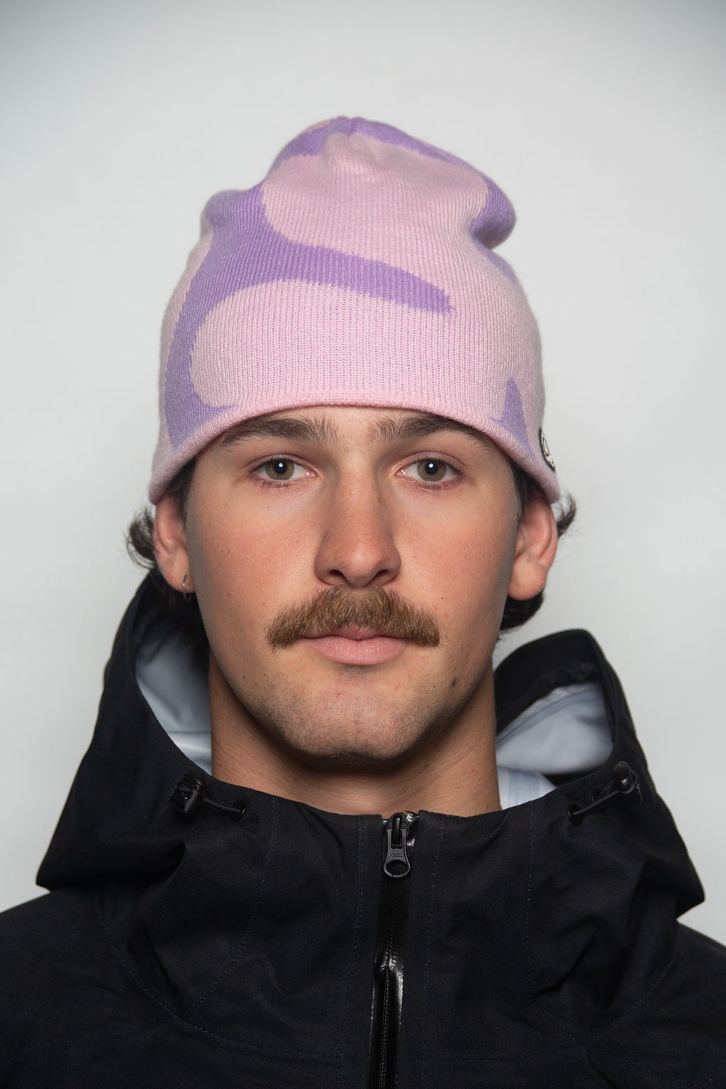 PATTERN BEANIE – PINK