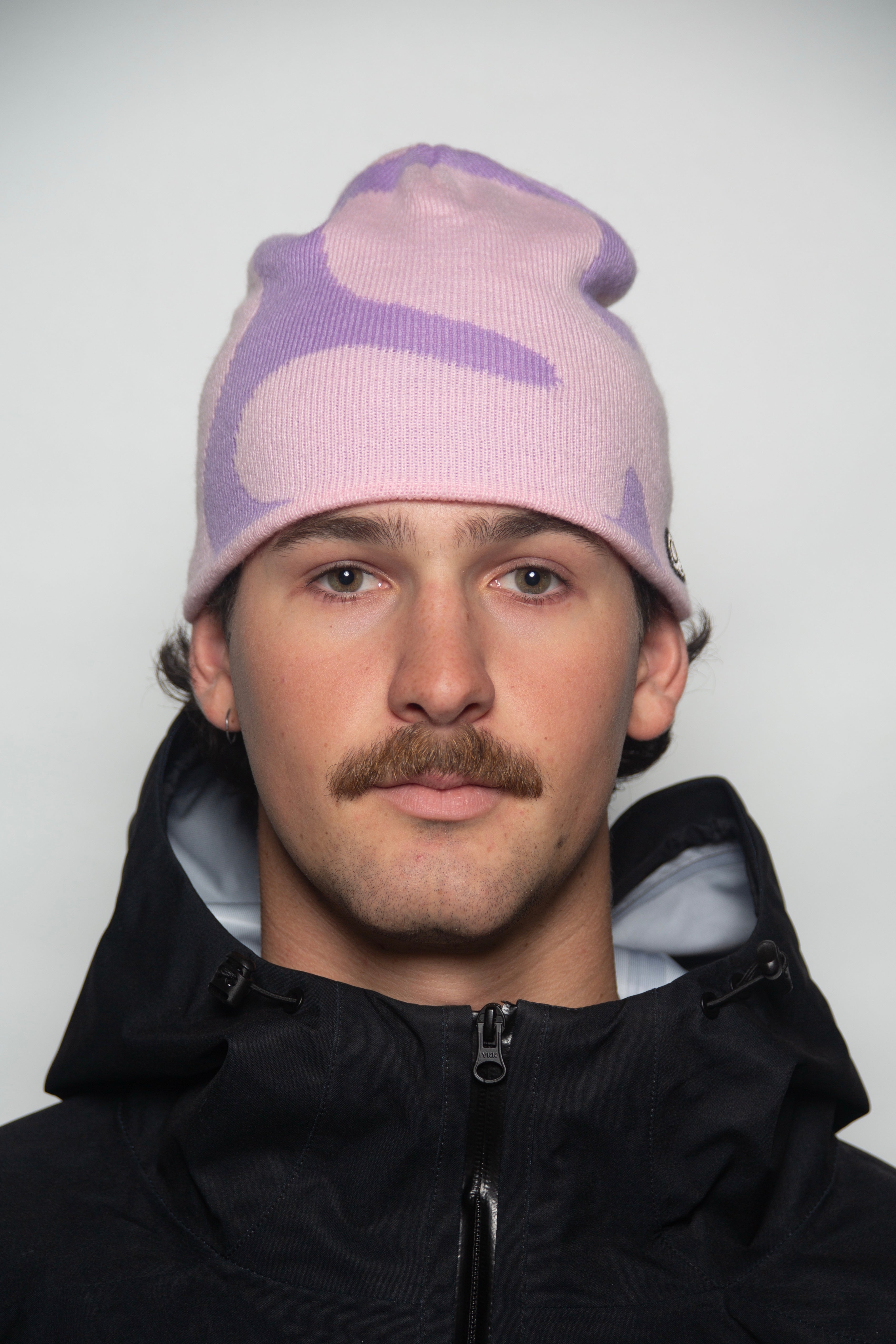 PATTERN BEANIE – PINK