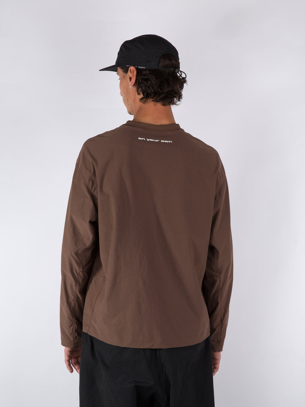 MENS SPORT LONGSLEEVE - BROWN