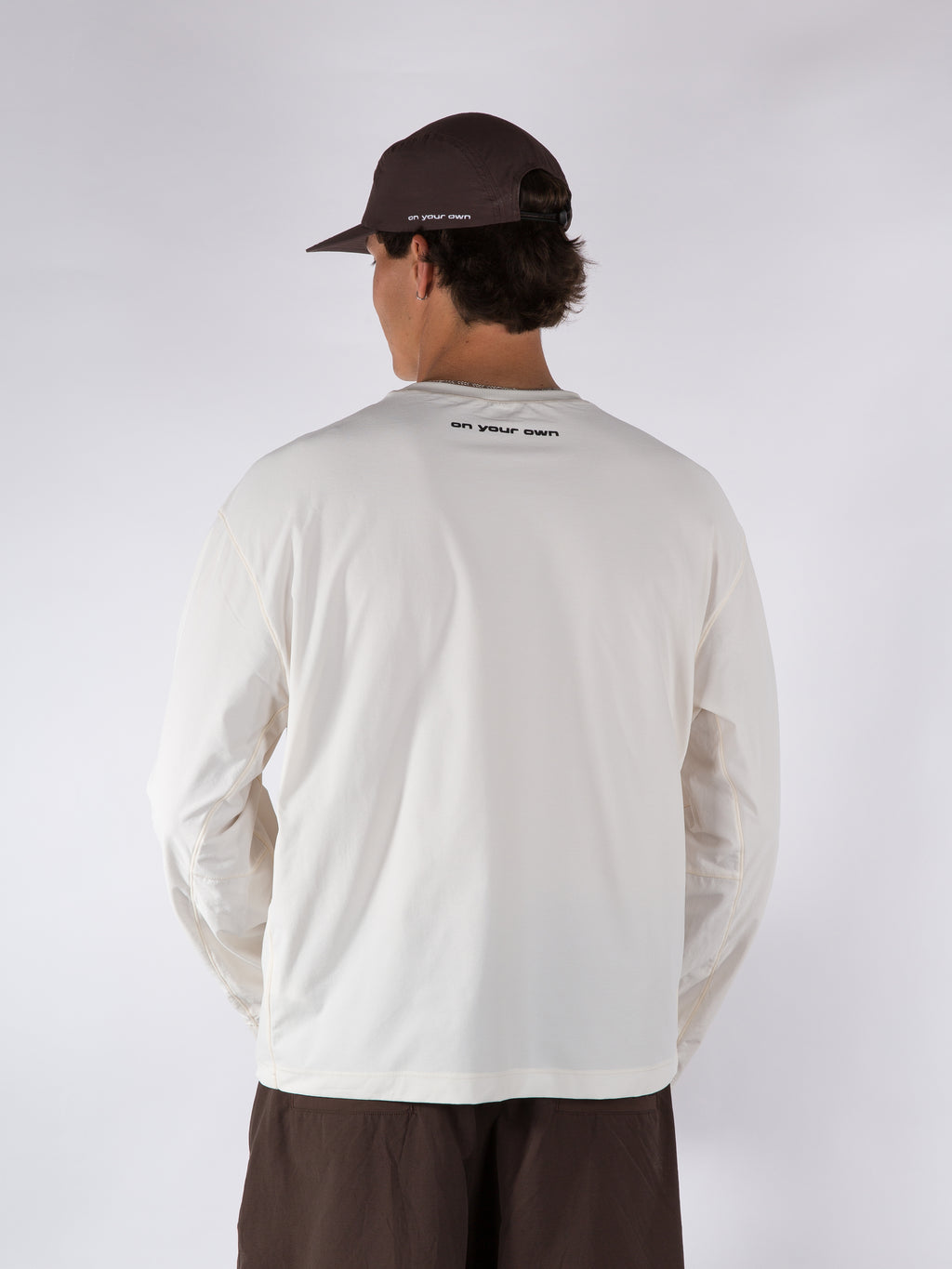 MENS SPORT LONGSLEEVE - OFF WHITE