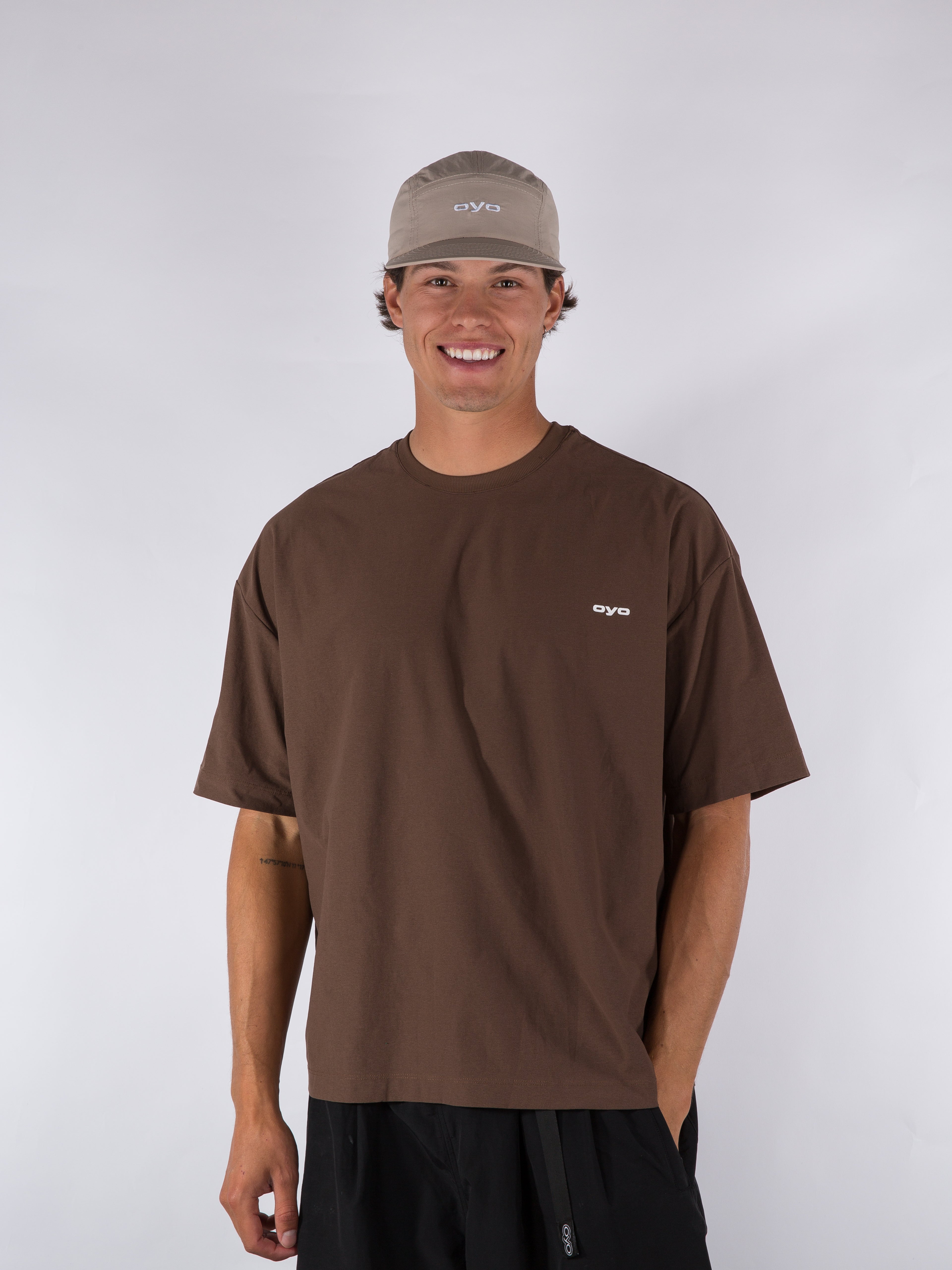 MENS SPORT TSHIRT - BROWN