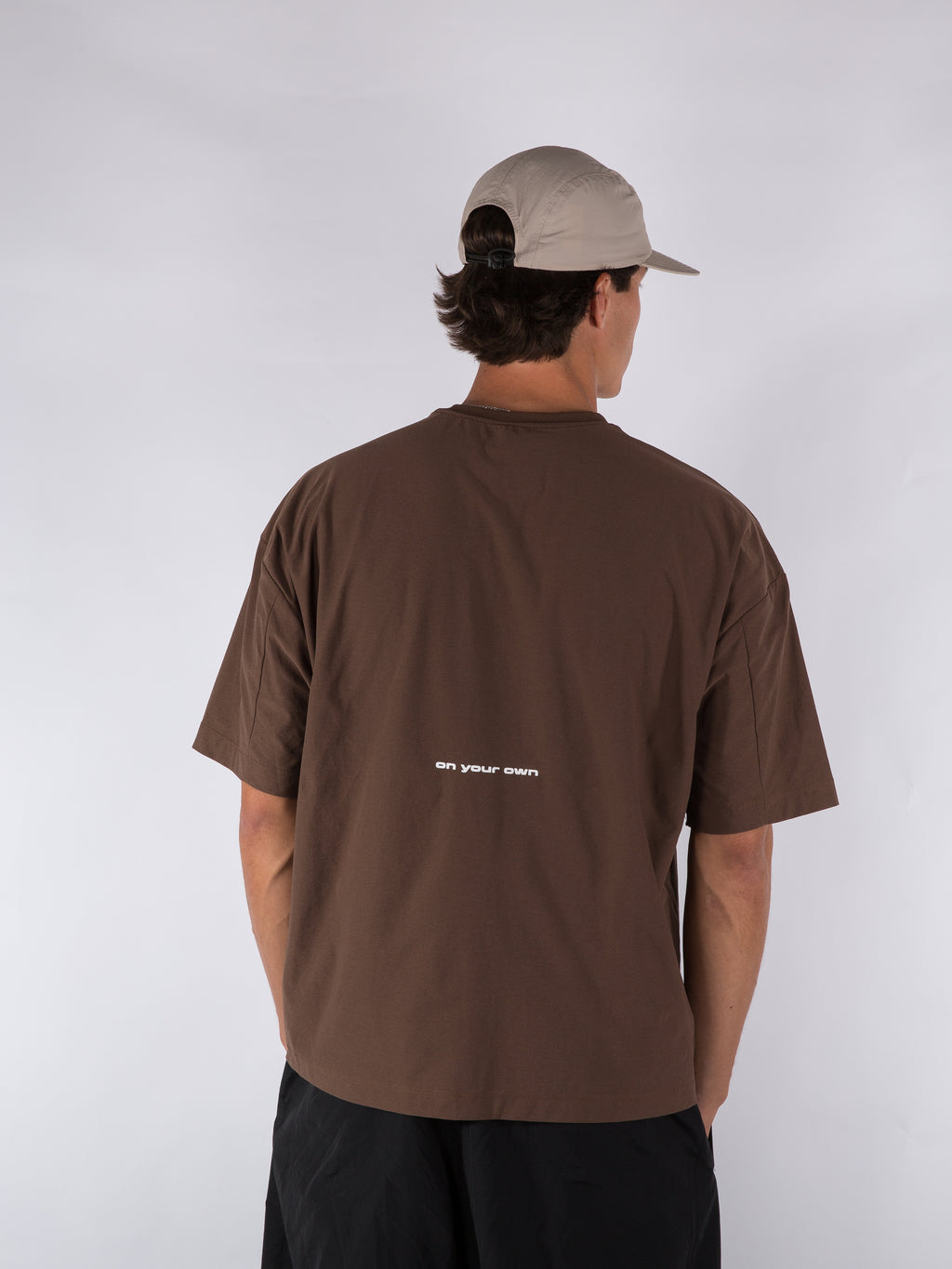 MENS SPORT TSHIRT - BROWN